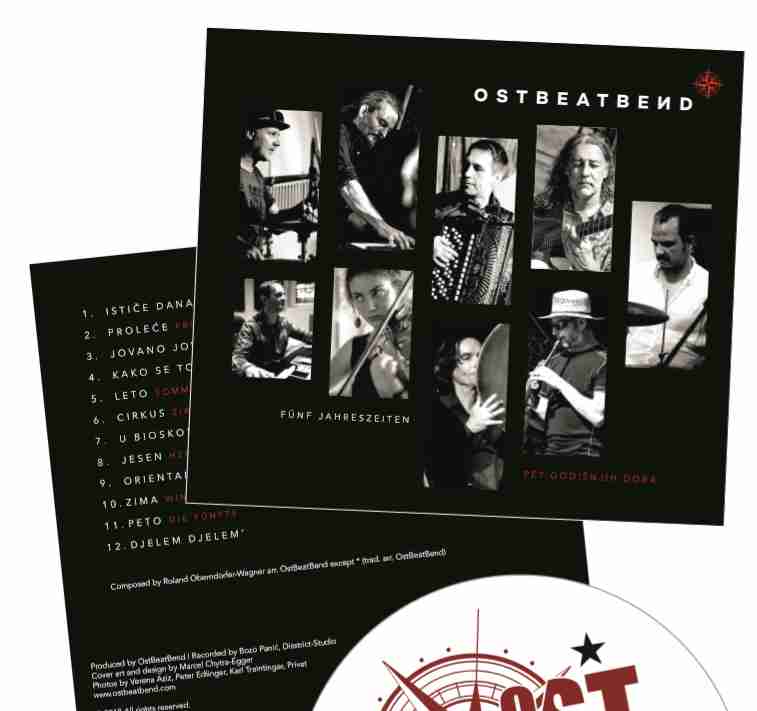 CD-Cover Pet godišnjih doba – Fünf Jahreszeiten von Ostbeatbend